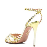 Sandali tequila in oro Aquazzura - donna 