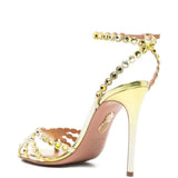 Sandali tequila in oro Aquazzura - donna 