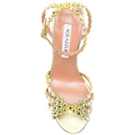 Sandali tequila in oro Aquazzura - donna 
