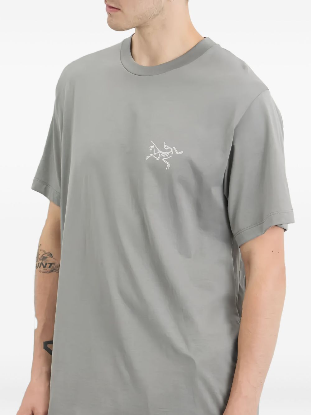 T-shirt Kragg SL con logo in grigio Arc'teryx - uomo 
