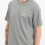 T-shirt Kragg SL con logo in grigio Arc'teryx - uomo 