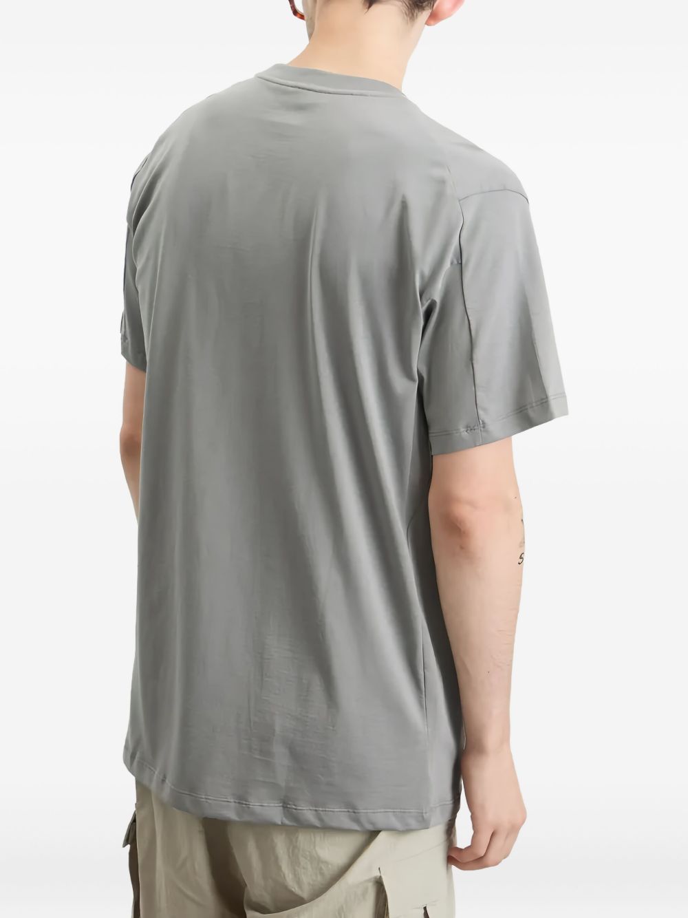 T-shirt Kragg SL con logo in grigio Arc'teryx - uomo 
