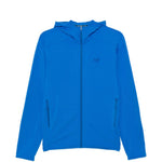 Felpa con zip e logo Kyanite ricamato in blu Arc'teryx - uomo 