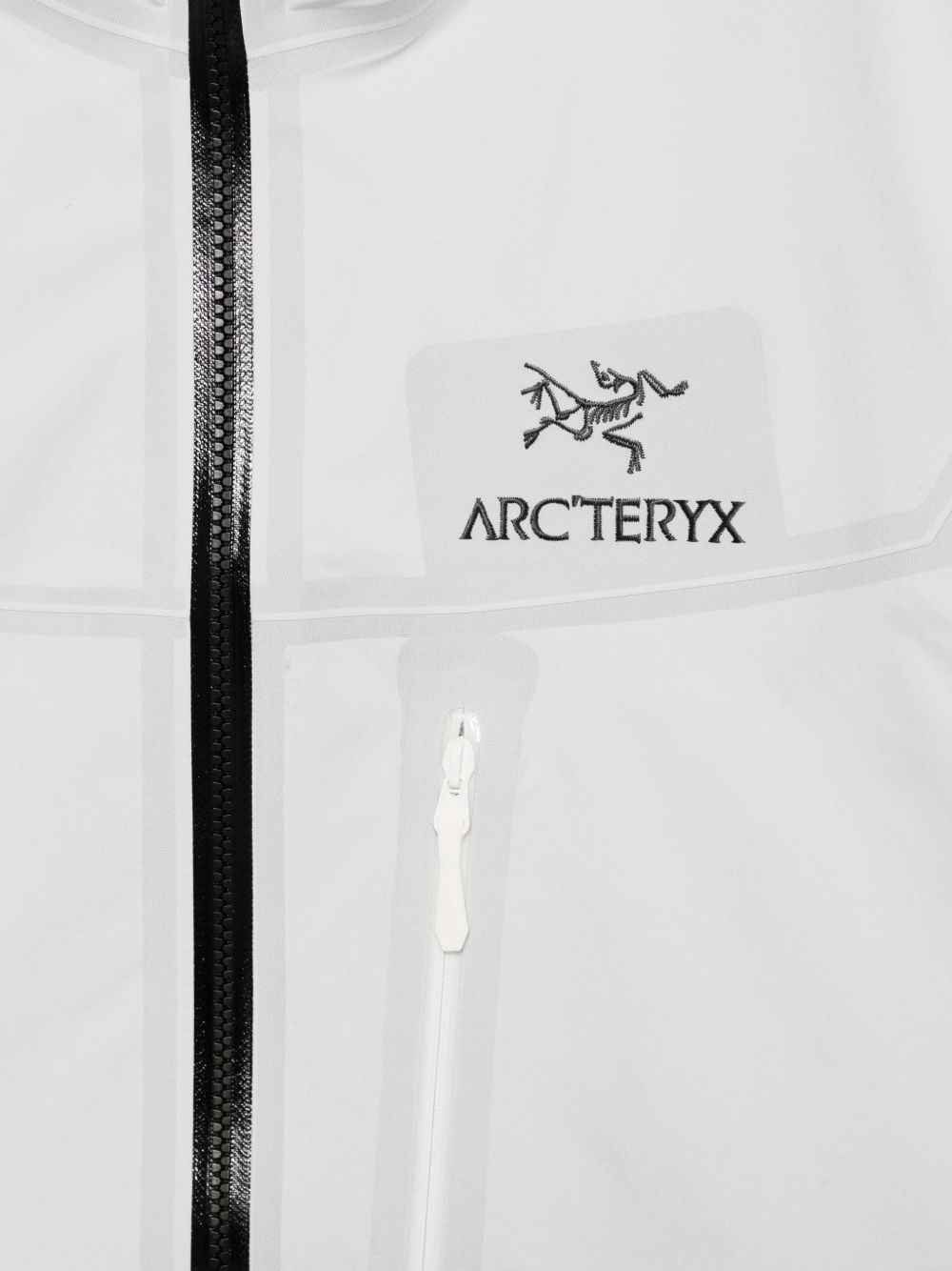Giacca con cappuccio alpha in grigio Arc'teryx - uomo 