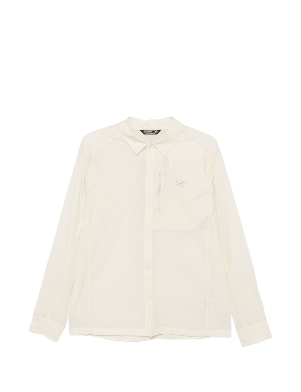 Camicia con stampa col logo in avorio Arc'teryx - uomo 