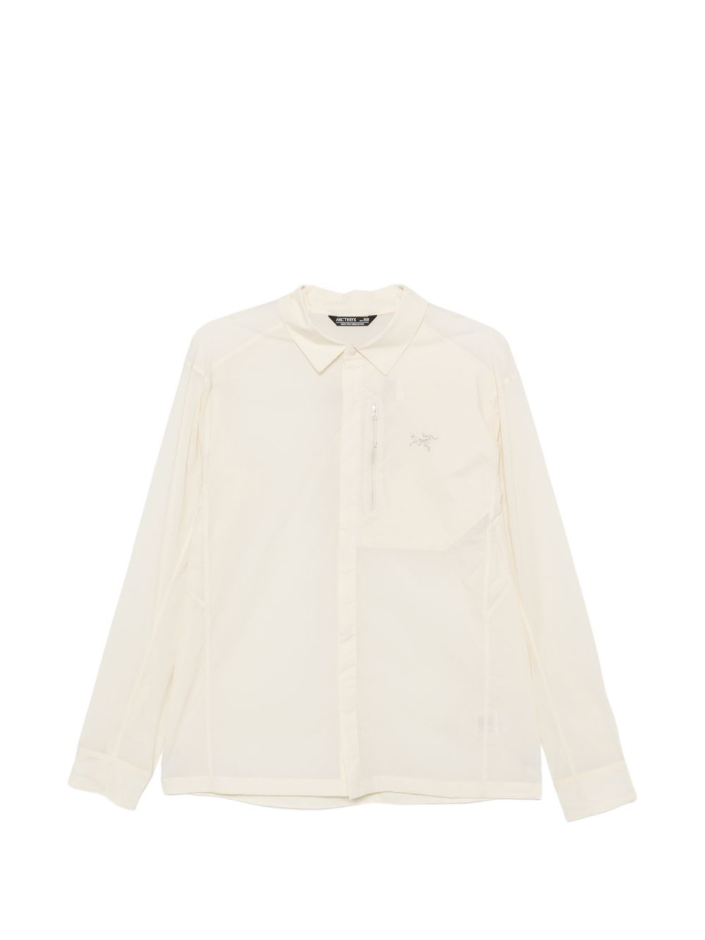 Camicia con stampa col logo in avorio Arc'teryx - uomo 