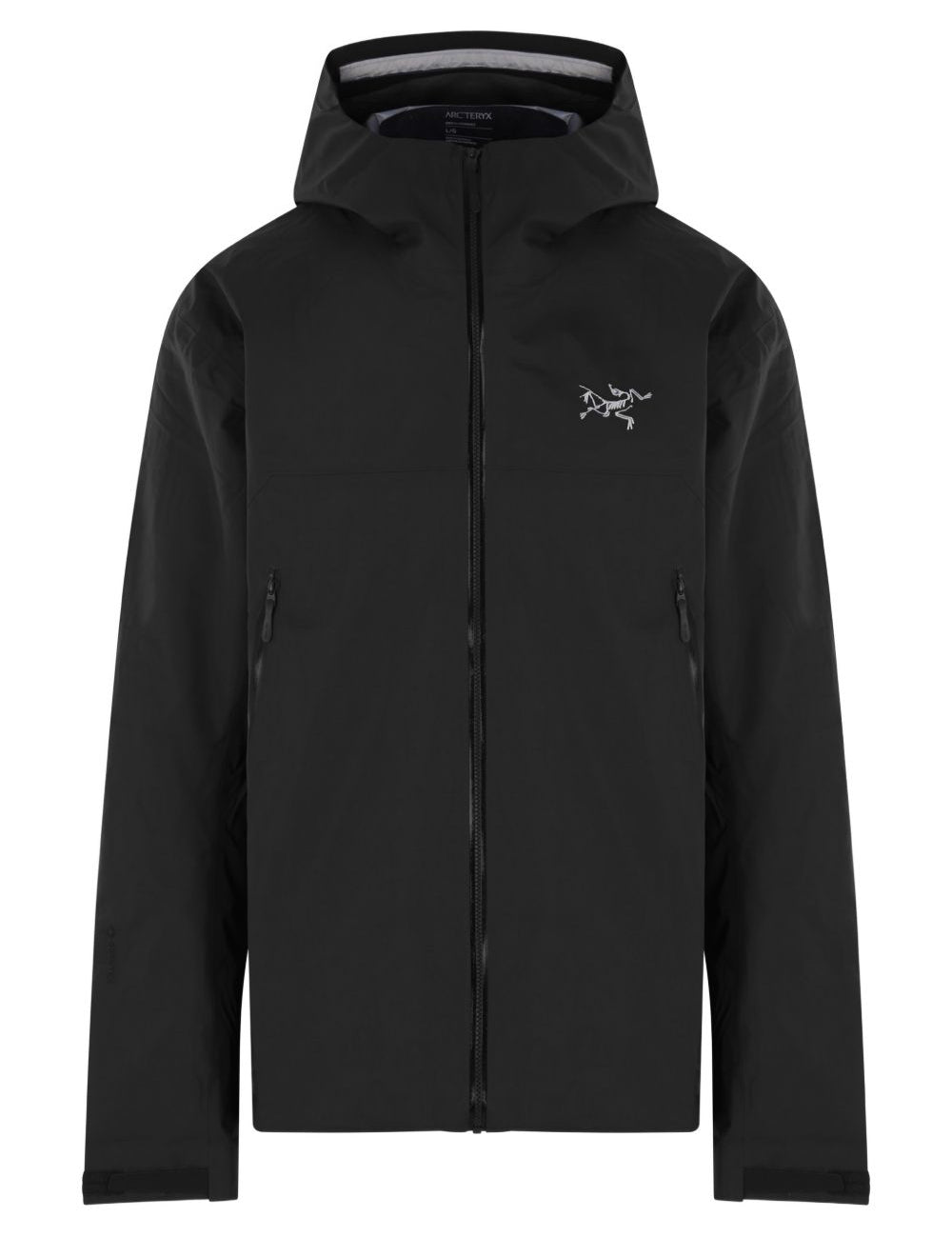 Giacca con cappuccio e zip beta in nero Arc'teryx - uomo 