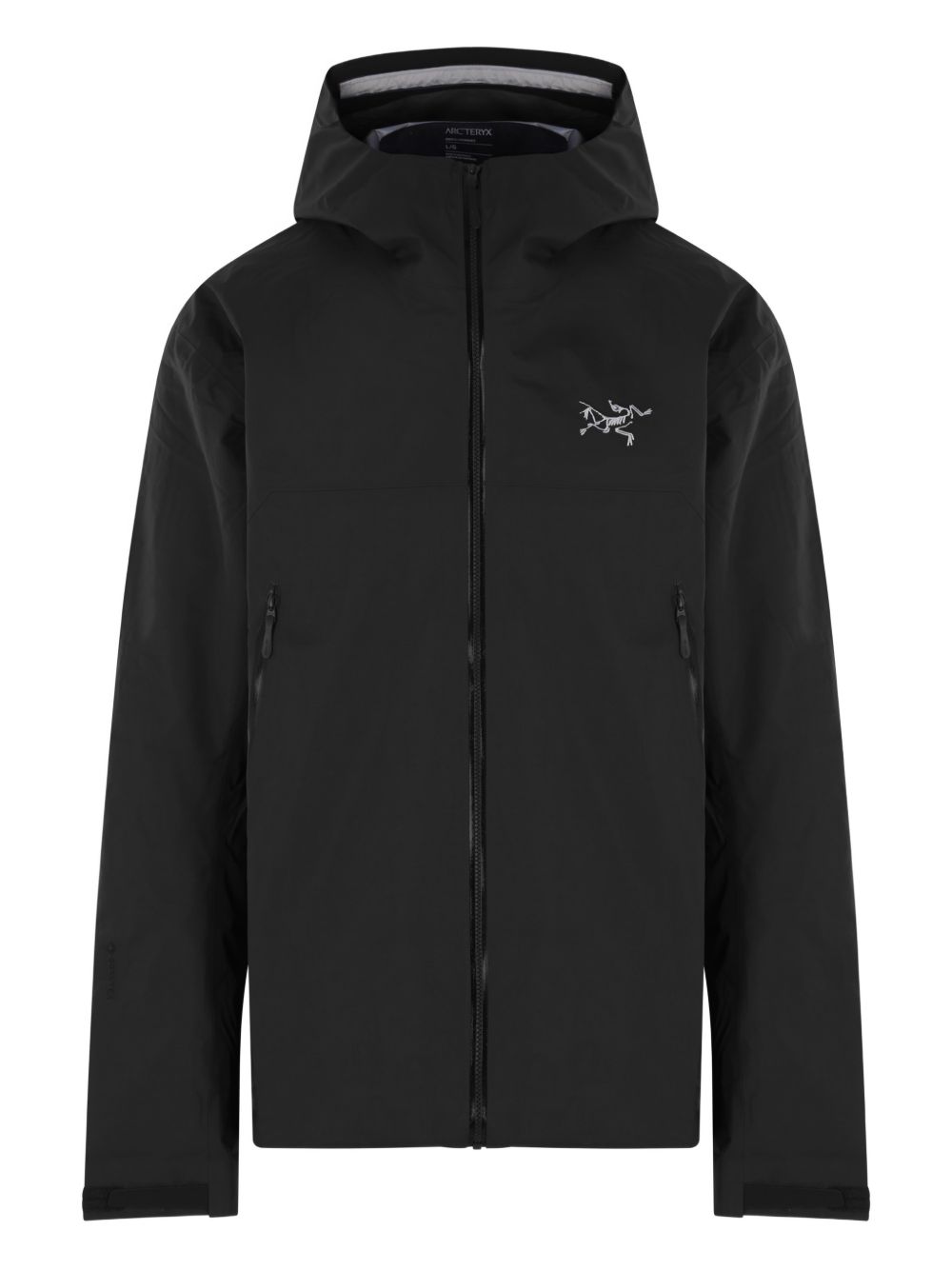 Giacca con cappuccio e zip beta in nero Arc'teryx - uomo 
