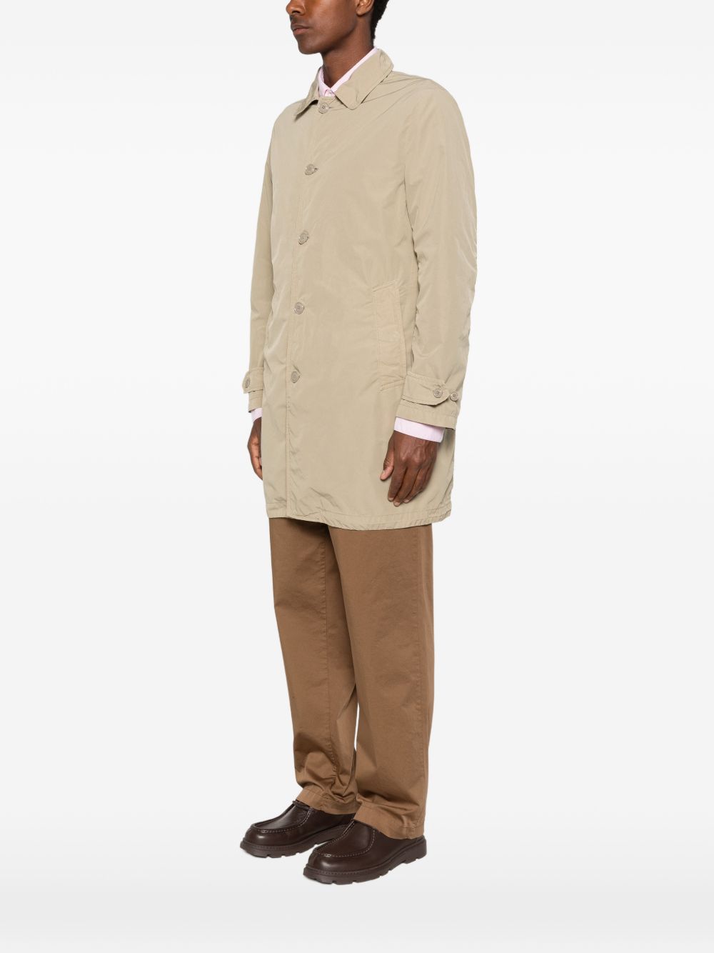 Cappotto con bottoni Lemon in beige Aspesi - uomo 