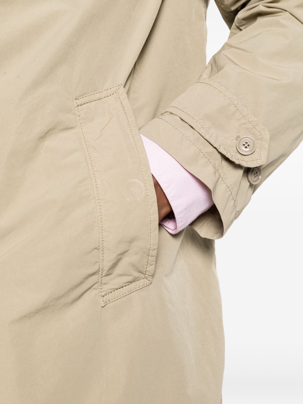 Cappotto con bottoni Lemon in beige Aspesi - uomo 