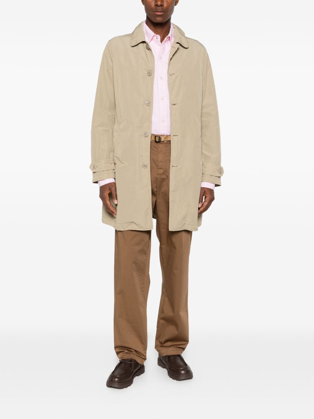 Cappotto con bottoni Lemon in beige Aspesi - uomo 