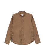 Camicia imbottita con chiusura a pressione in marrone Aspesi - uomo 