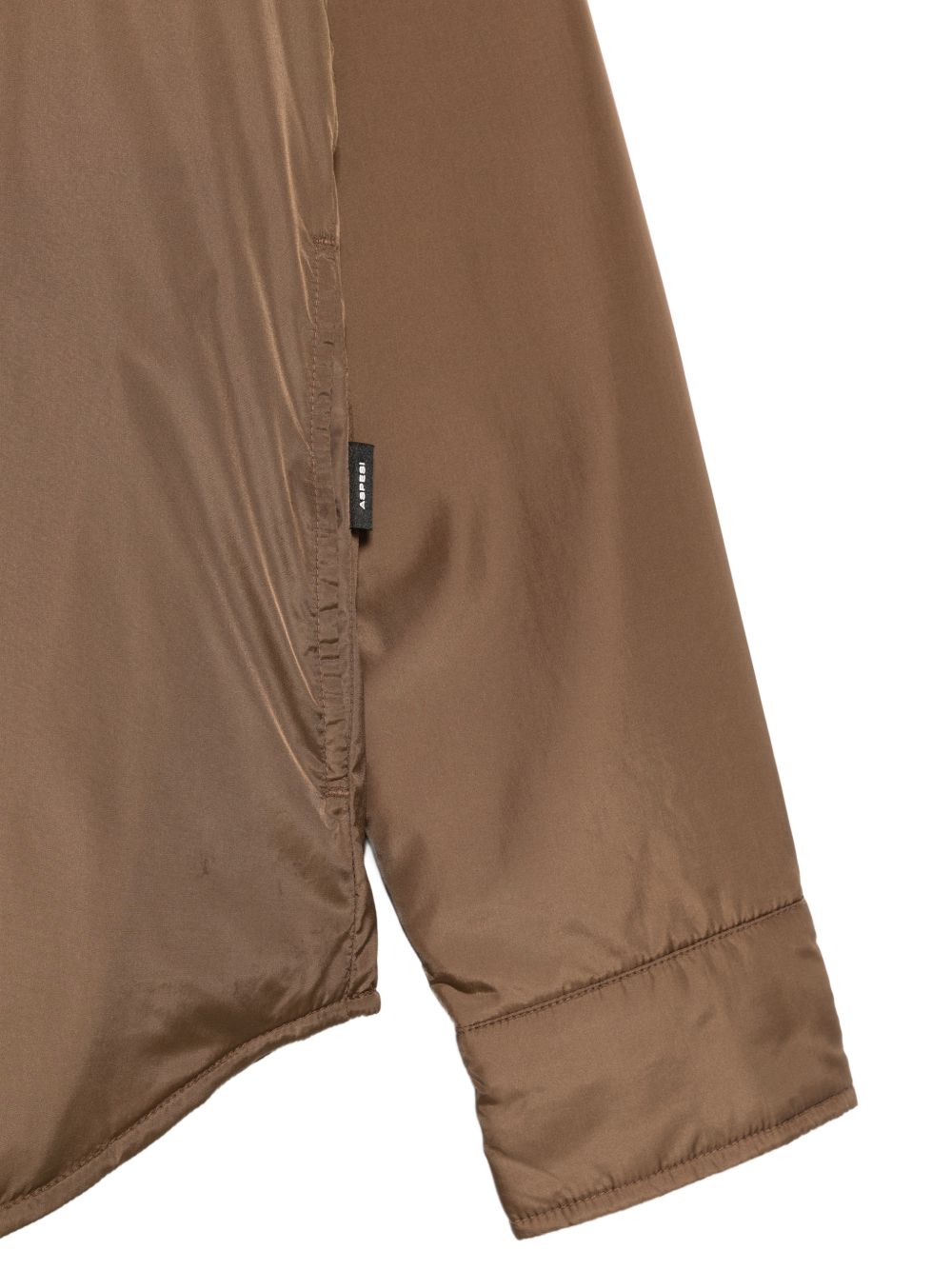 Camicia imbottita con chiusura a pressione in marrone Aspesi - uomo 