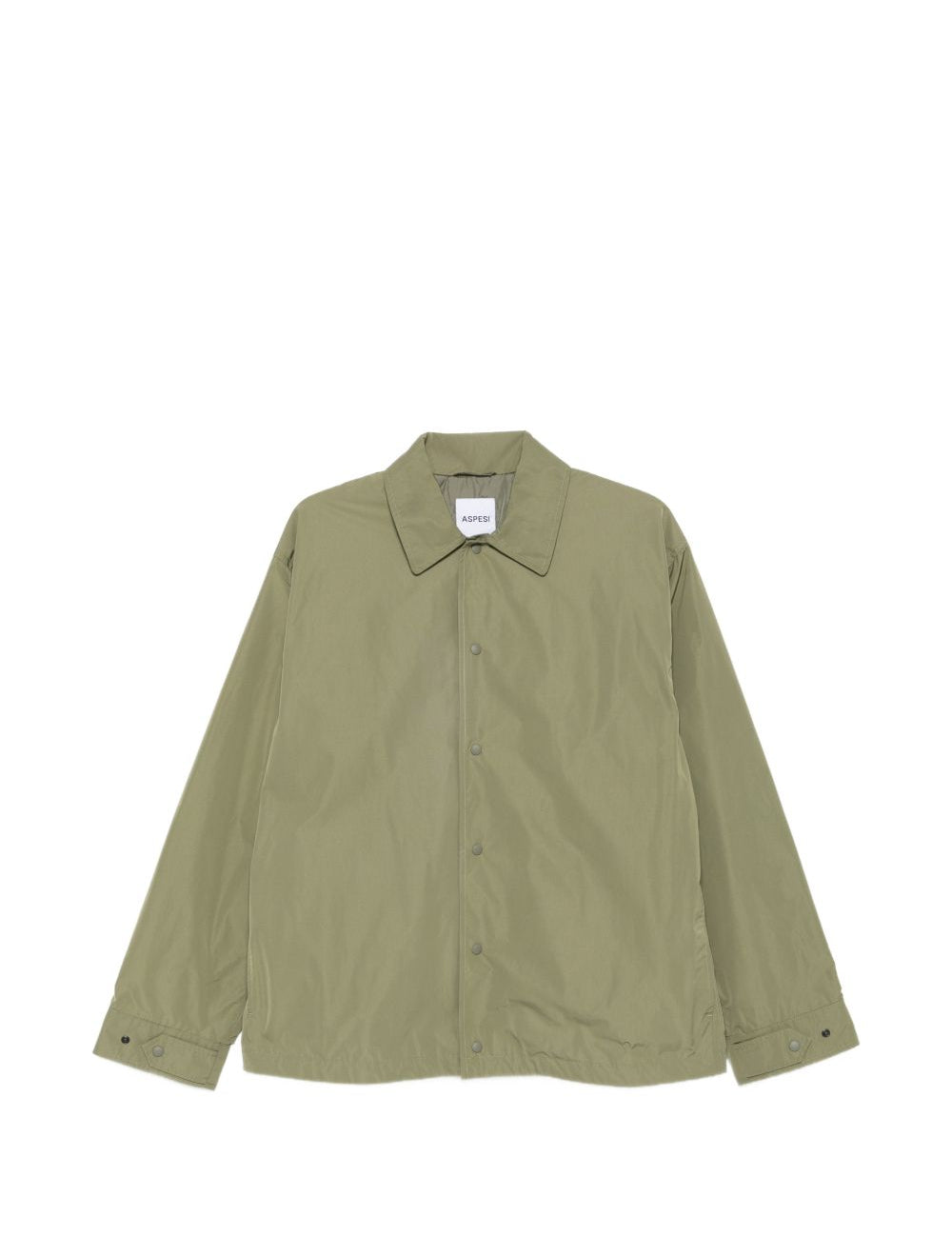 Camicia a maniche lunghe pollard in verde Aspesi - uomo 