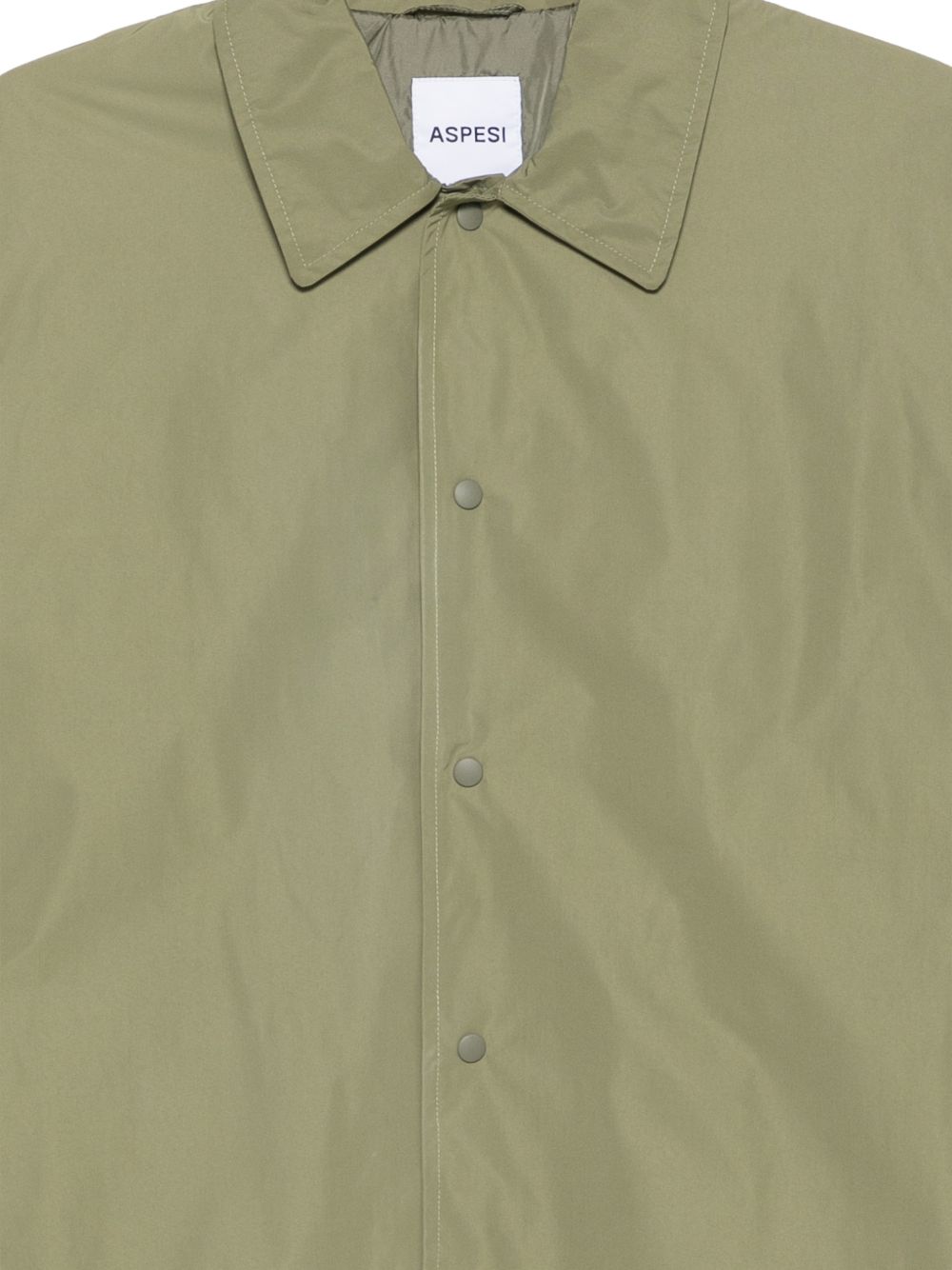 Camicia a maniche lunghe pollard in verde Aspesi - uomo 