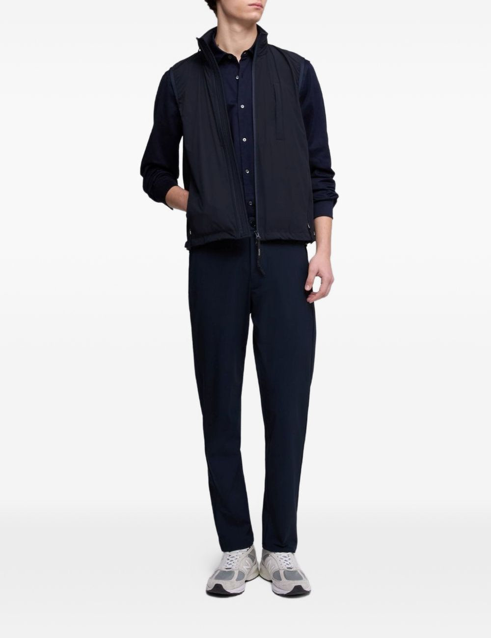Gilet Apelle in blu Aspesi - uomo 