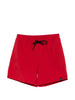 Aspesi red drawstring swim shorts - men