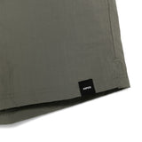 Costume da bagno con coulisse in vita e patch con logo in grigio Aspesi - uomo 