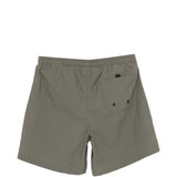 Costume da bagno con coulisse in vita e patch con logo in grigio Aspesi - uomo 