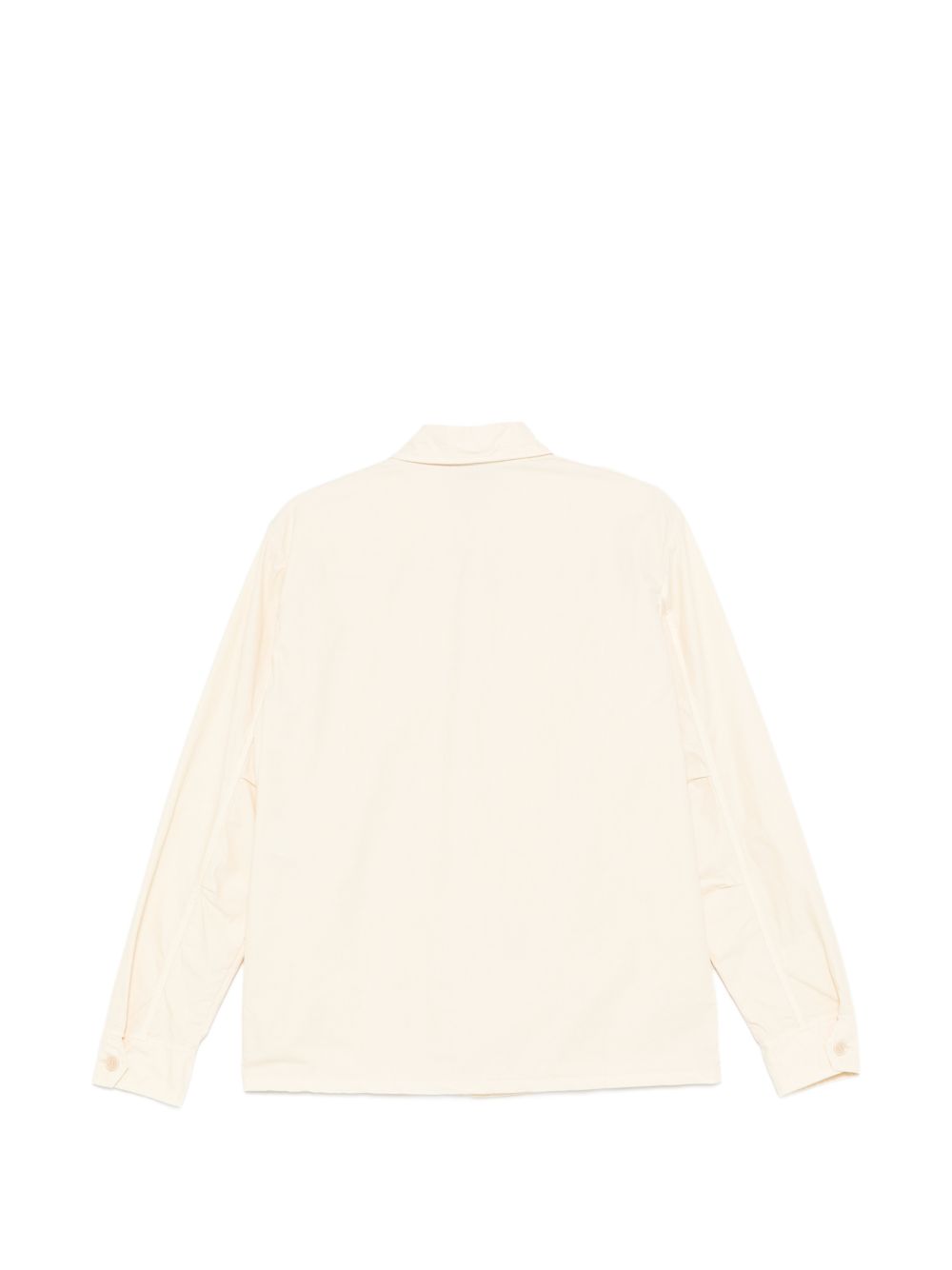 Camicia con patch logo e epaulette in avorio Aspesi - uomo 