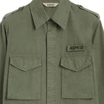 Camicia con tasche in verde Aspesi - uomo 