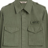 Camicia con tasche in verde Aspesi - uomo 