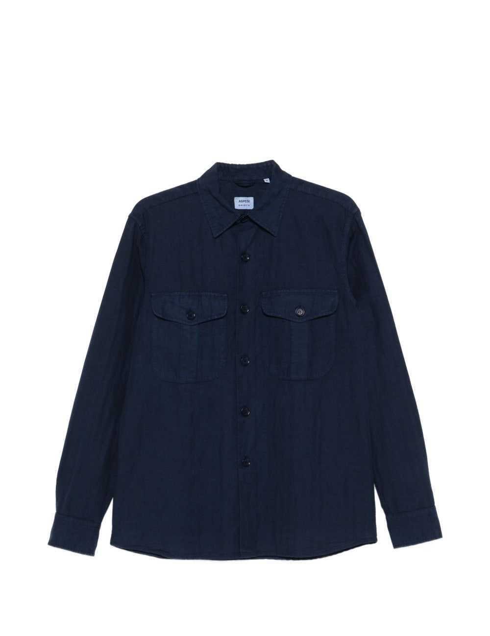 Camicia con tasca con patta in blu Aspesi - uomo 