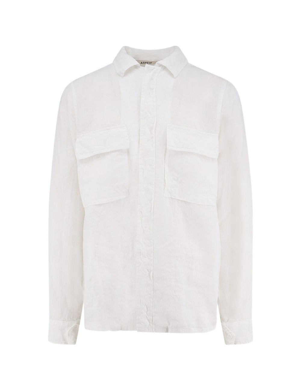Camicia con tasche in bianco Aspesi - uomo 