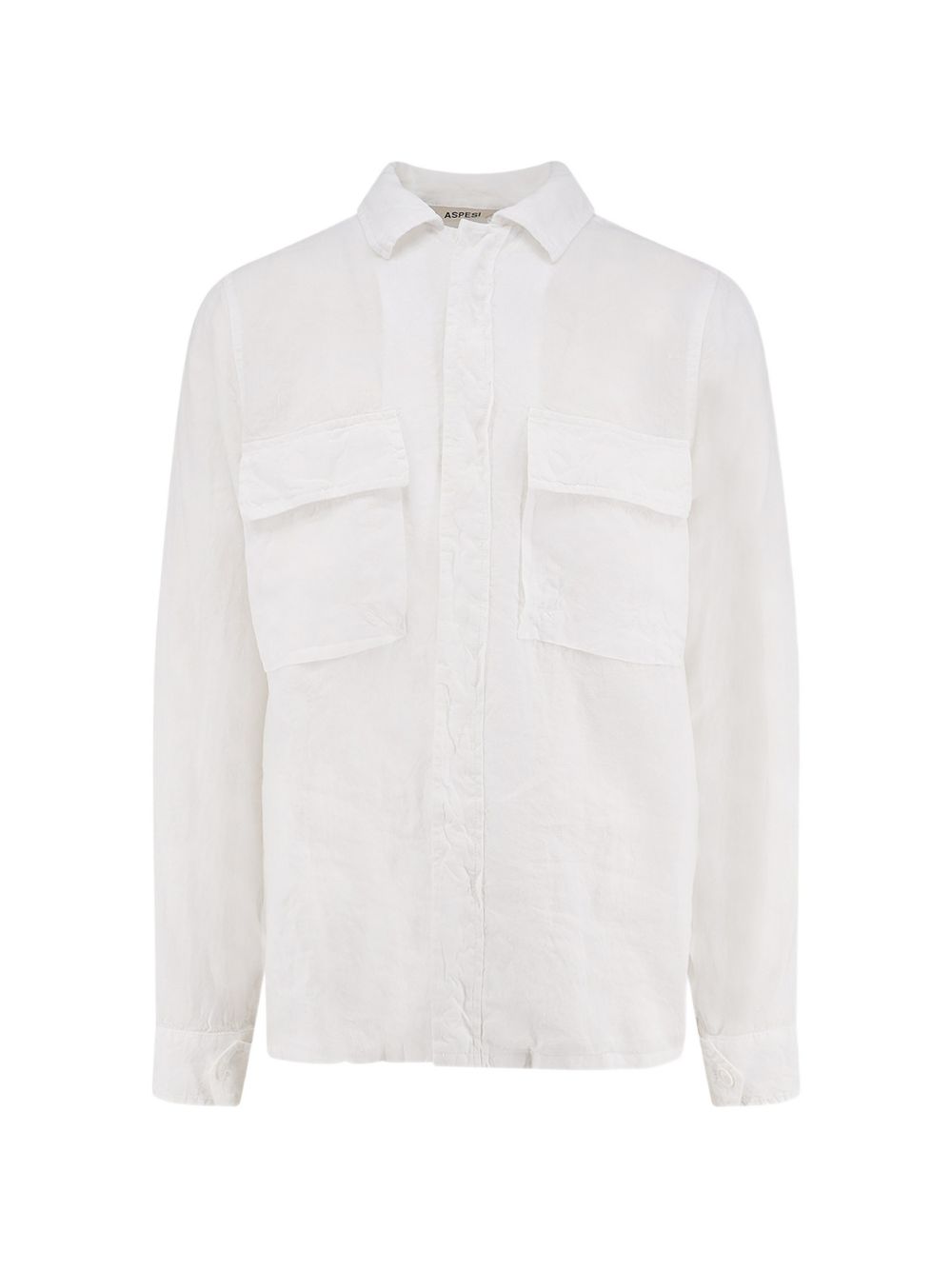 Camicia con tasche in bianco Aspesi - uomo 