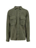 Men's Aspesi shirt with pockets in green