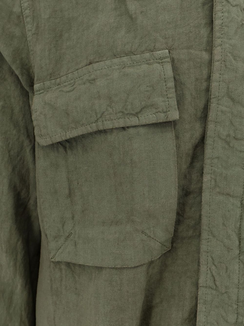 Camicia con tasche in verde Aspesi - uomo 