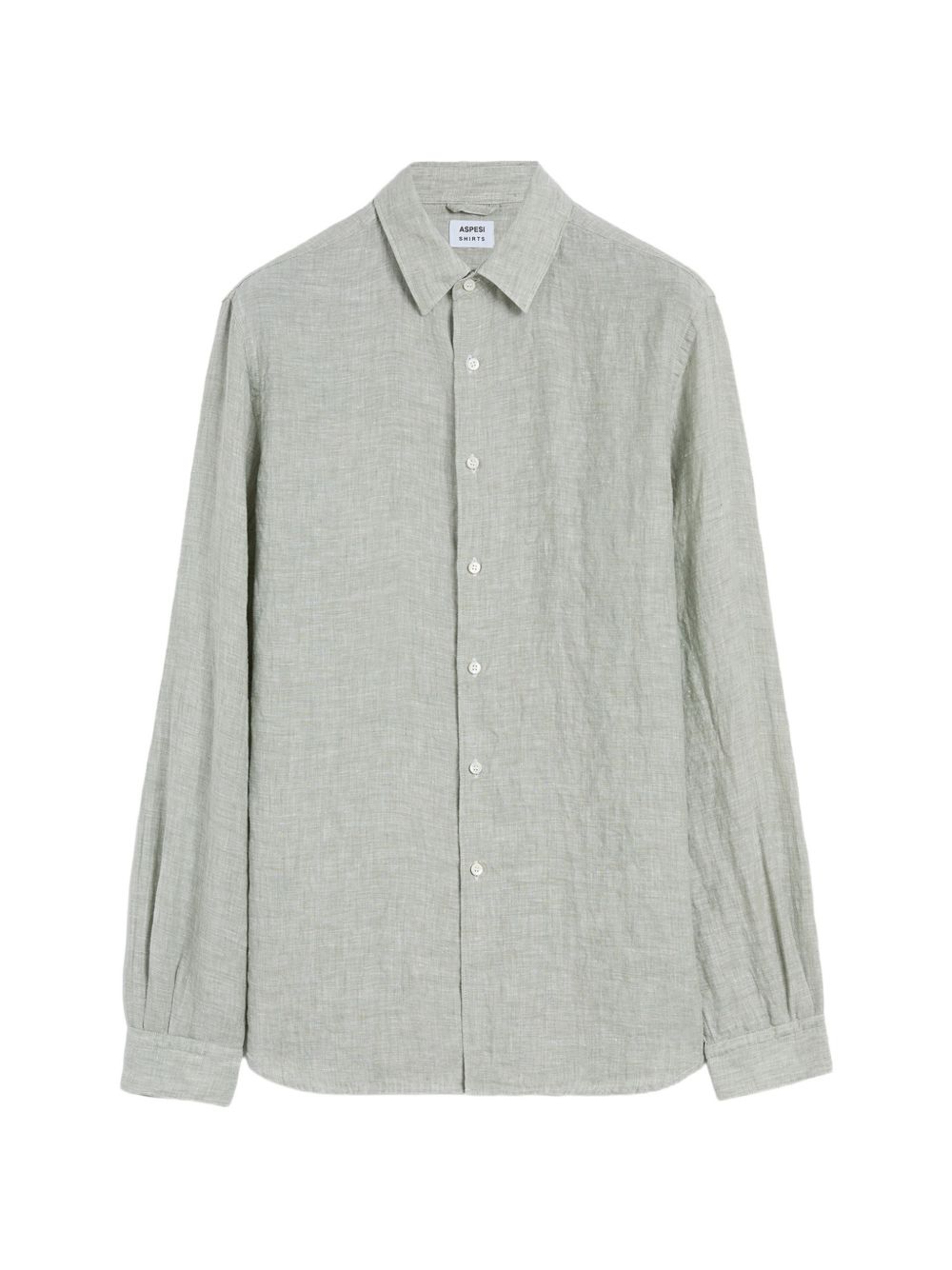 Camicia con bottoni in verde Aspesi - uomo 