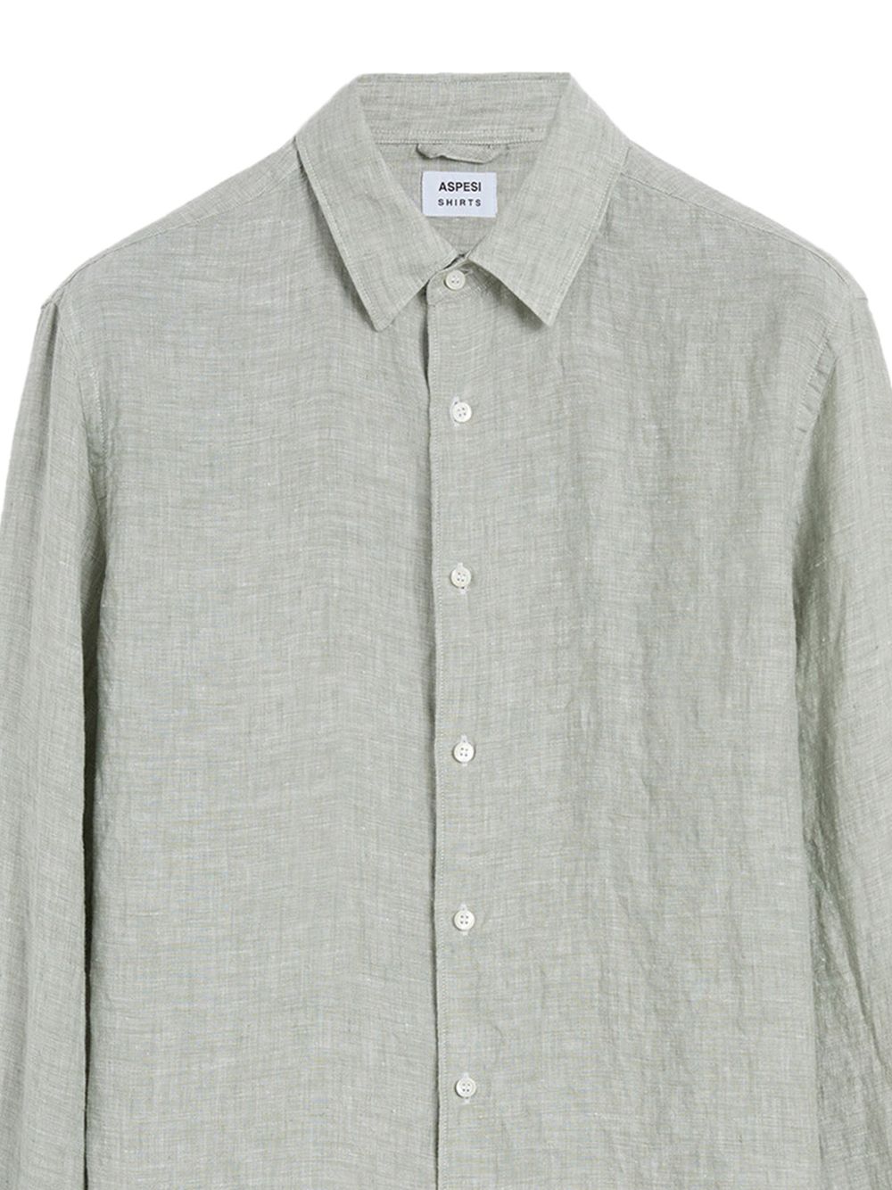 Camicia con bottoni in verde Aspesi - uomo 