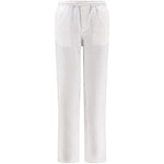 Pantaloni in lino ventura in bianco Aspesi - uomo 