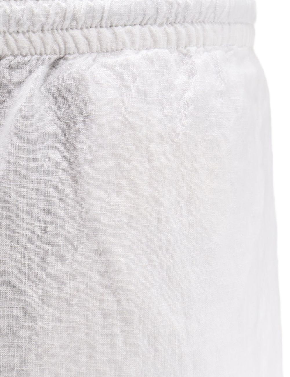 Pantaloni in lino ventura in bianco Aspesi - uomo 
