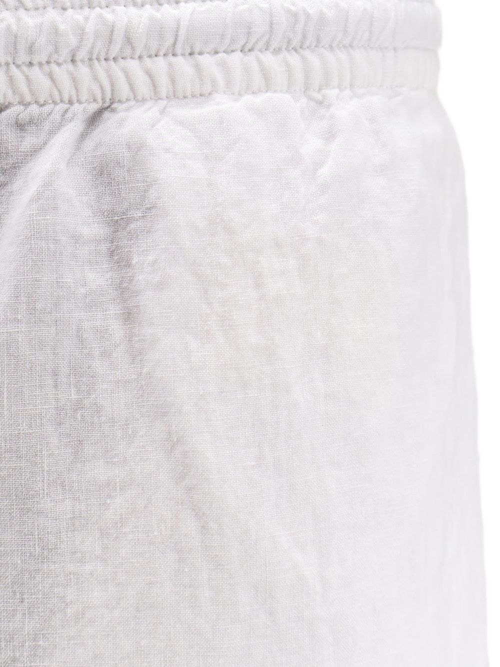 Pantaloni in lino ventura in bianco Aspesi - uomo 