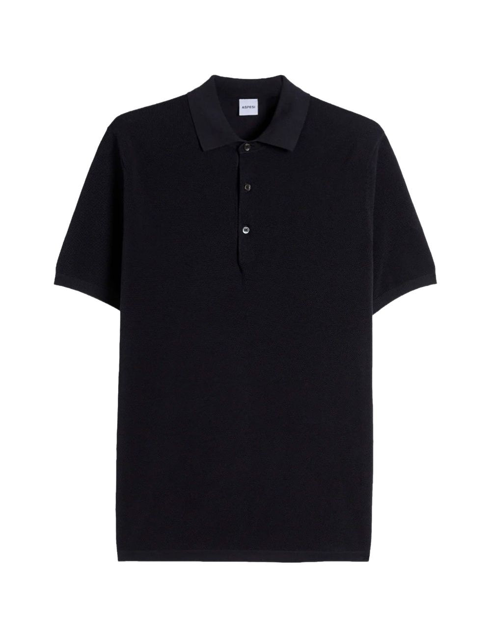 Polo con bottoni in blu Aspesi - uomo 