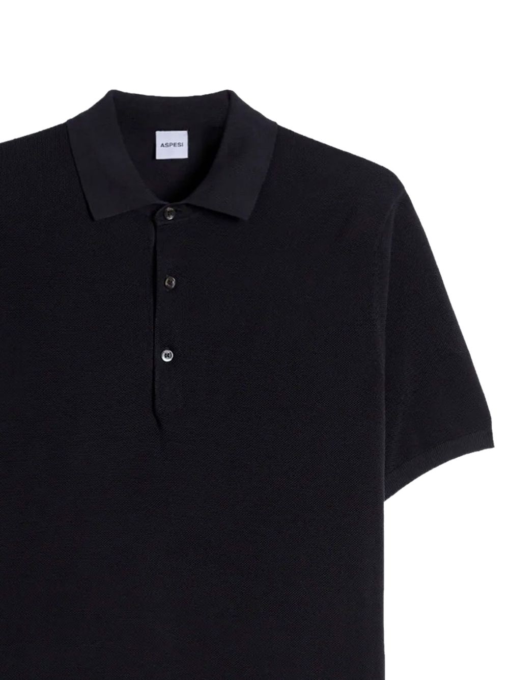 Polo con bottoni in blu Aspesi - uomo 