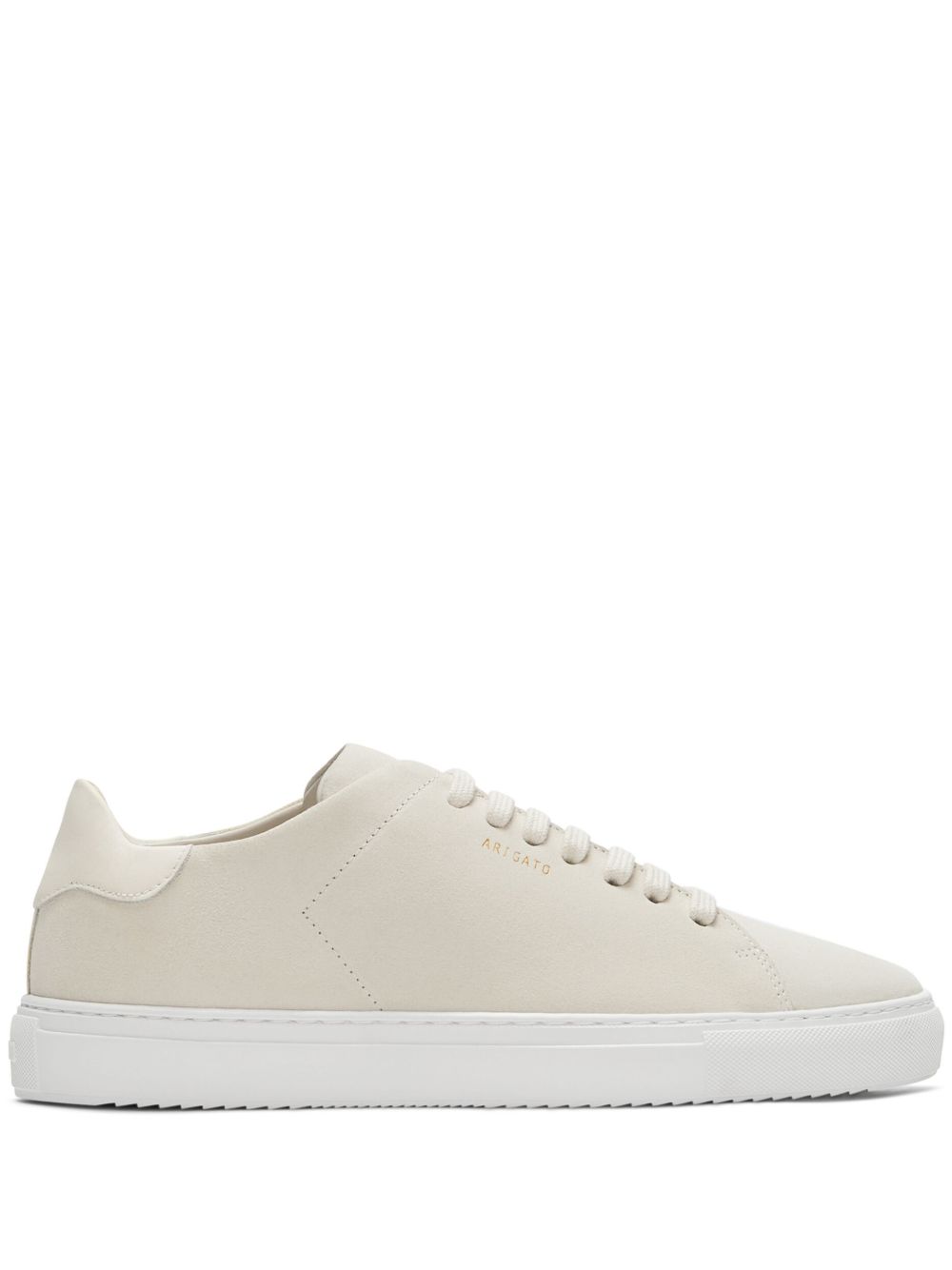 Sneakers in pelle scamosciata con stampa logo in bianco Axel arigato - uomo 
