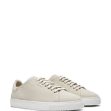 Sneakers in pelle scamosciata con stampa logo in bianco Axel arigato - uomo 