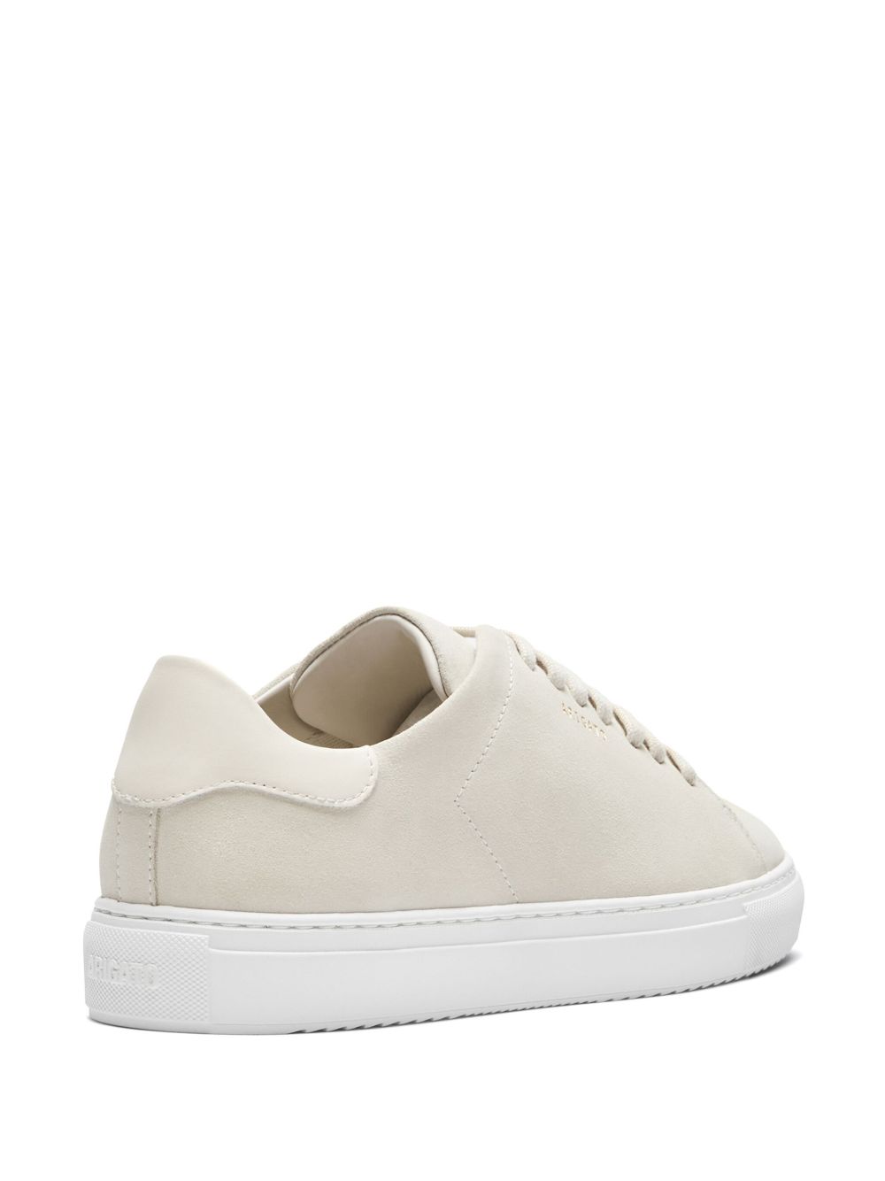 Sneakers in pelle scamosciata con stampa logo in bianco Axel arigato - uomo 