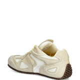 Sneakers con logo e inserti in giallo Axel arigato - donna 