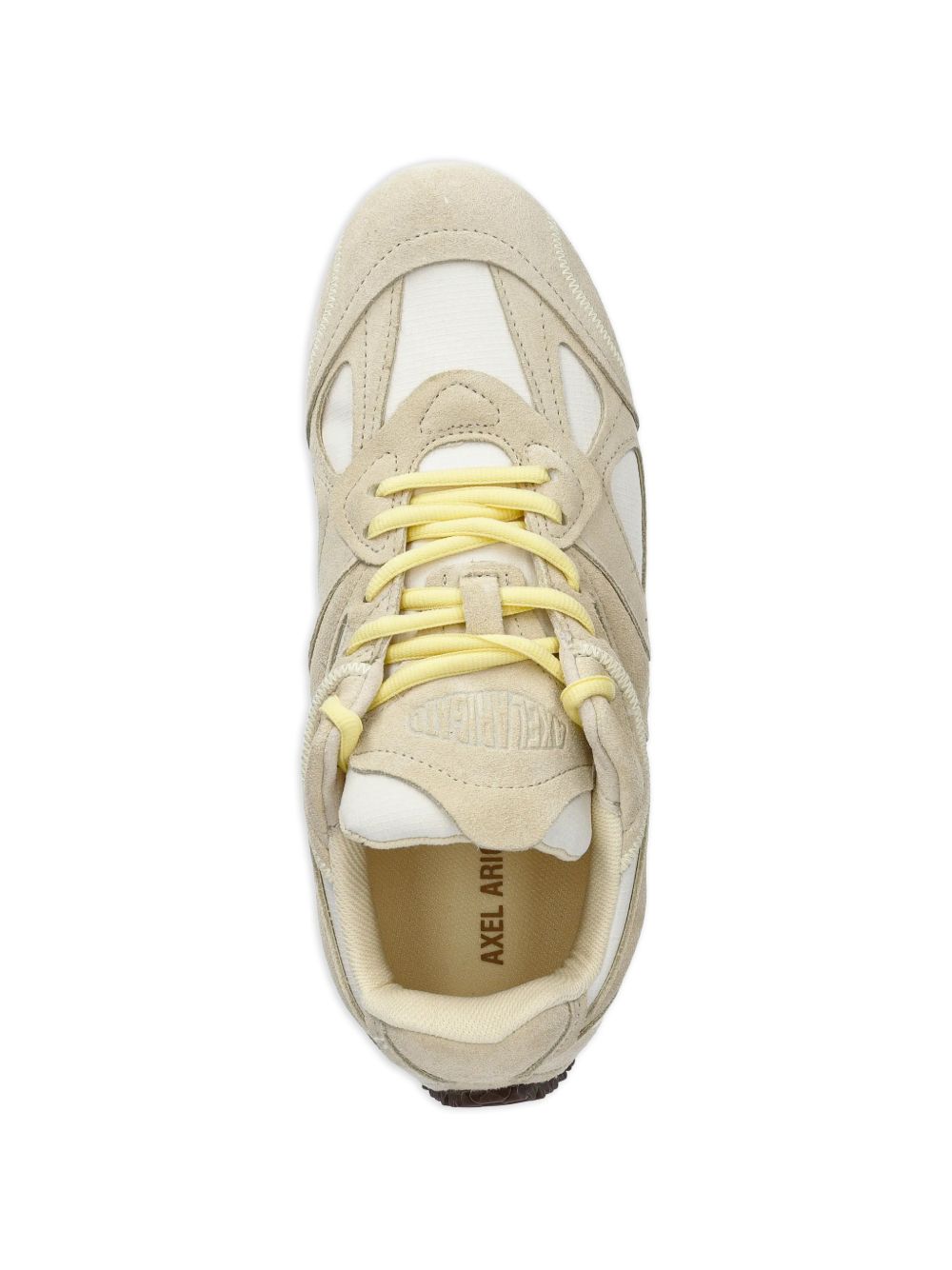 Sneakers con logo e inserti in giallo Axel arigato - donna 
