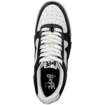 Sneakers basse sta #1 m2 in bianco e nero A Bathing Ape - uomo 