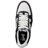 Sneakers basse sta #1 m2 in bianco e nero A Bathing Ape - uomo 