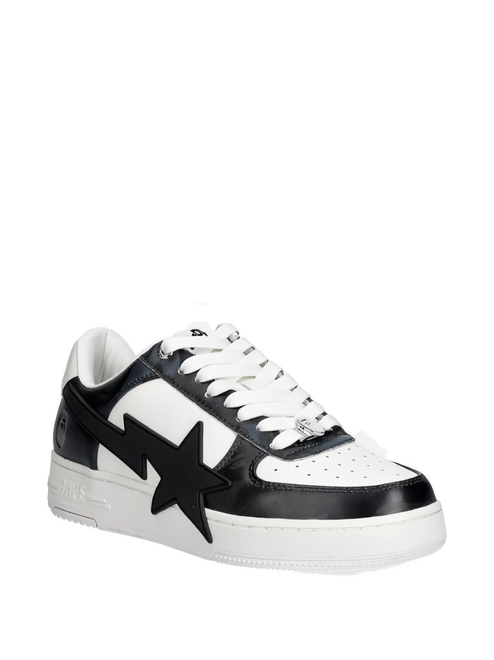 Sneakers basse sta #1 m2 in bianco e nero A Bathing Ape - uomo 