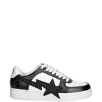 Sneakers basse sta #1 m2 in bianco e nero A Bathing Ape - uomo 
