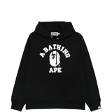 Felpa con stampa logo in nero A bathing ape - uomo 