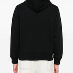 Felpa con stampa logo in nero A bathing ape - uomo 