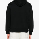Felpa con stampa logo in nero A bathing ape - uomo 